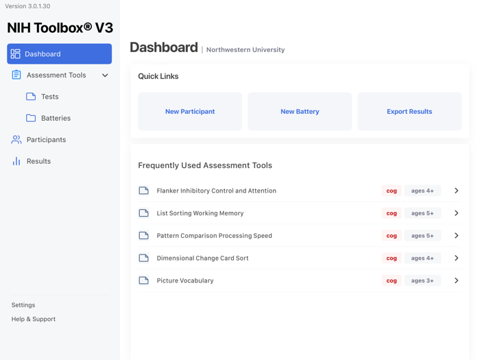 NIH Toolbox V3