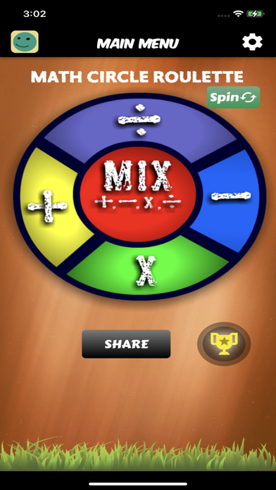 Math Circle Roulette Screenshot