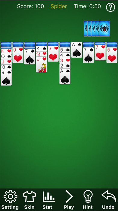 Screenshot 3 of Ace Spider Solitaire App