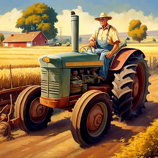 Ranch Farming Sim Tractor Game icon