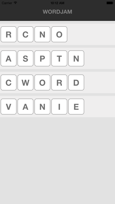 Screenshot #2 pour Word Jam - jumble scramble