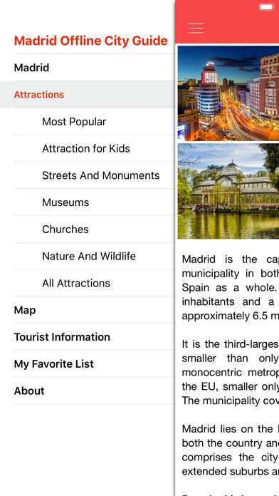 Screenshot #2 pour Madrid Offline City Guide