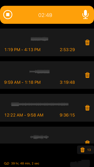 All Day Voice & Audio Recorder Screenshot