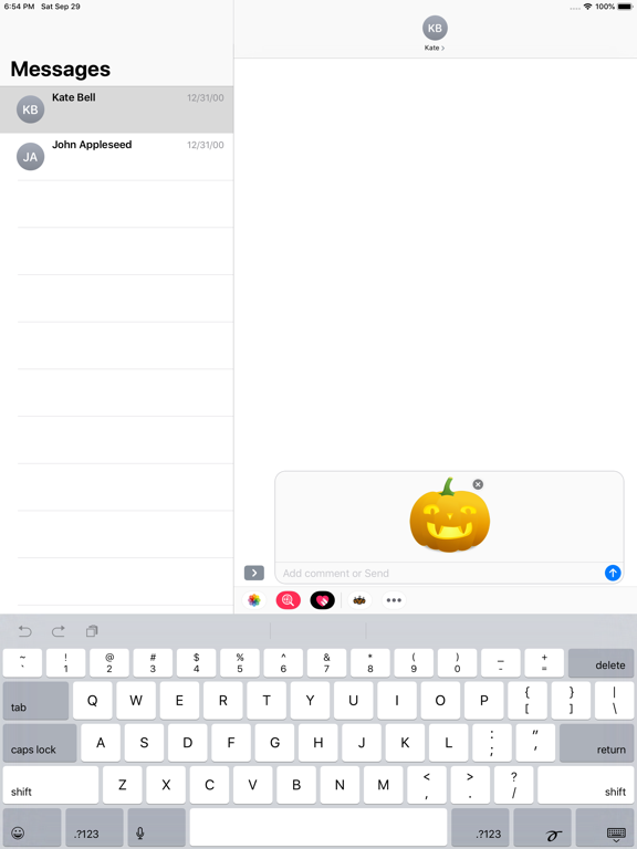 Screenshot #5 for Halloween Stickers.