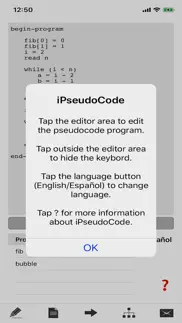 How to cancel & delete ipseudocode - for phone 3