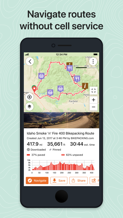 Ride with GPS: Bike Navigation Screenshot