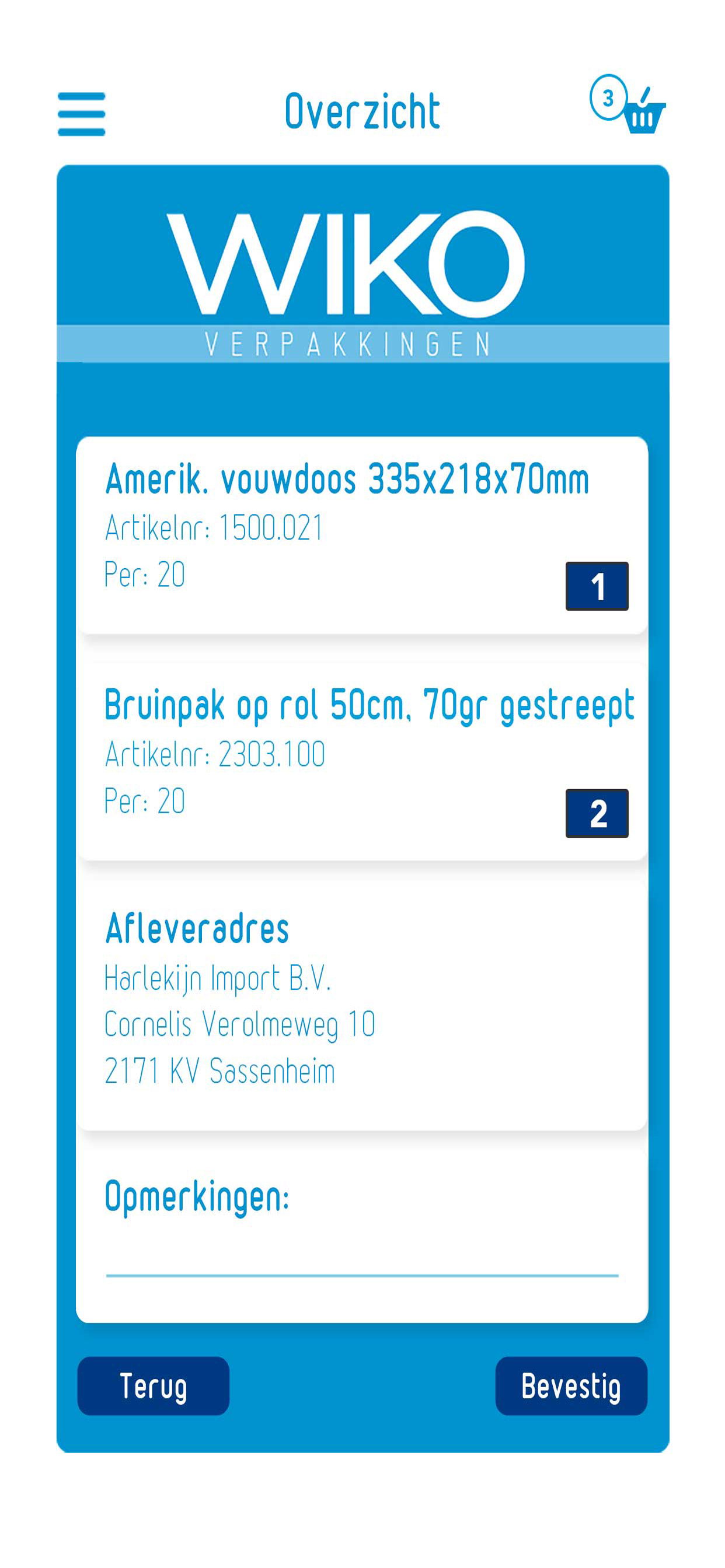 Wiko Verpakkingen