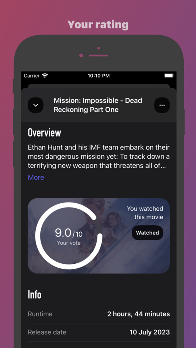 Moviebook Screenshot