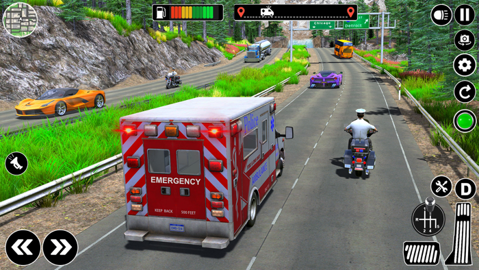 Police Ambulance Driving Games