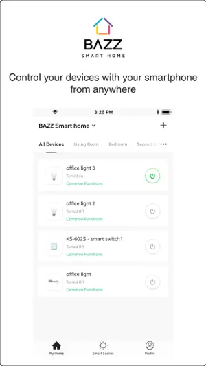 BAZZ Smart Home screenshot 1