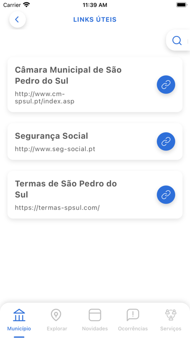 São Pedro do Sul Município Screenshot
