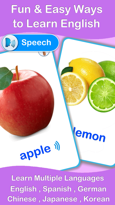 Screenshot #2 pour Fruits Cards