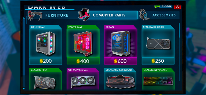 Gaming Cafe Internet Simulator