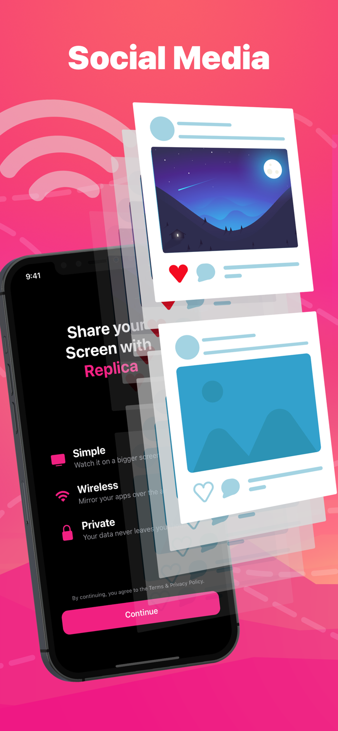 Screen Mirroring・Cast・Mirror