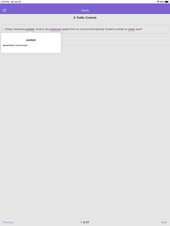 Screenshot #6 pour Learner’s Prep Kit Alberta