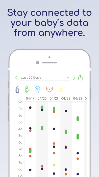 Talli Baby Tracker Newborn Log Screenshot