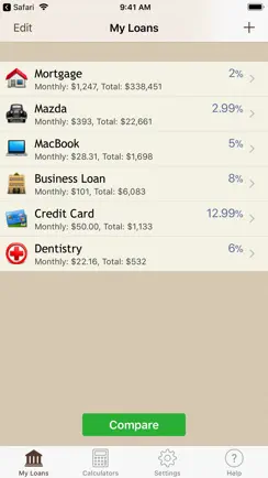 Loan Calculator + iPhone image 1