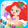 Magic mermaid coloring book - Maria Amparo Ricos