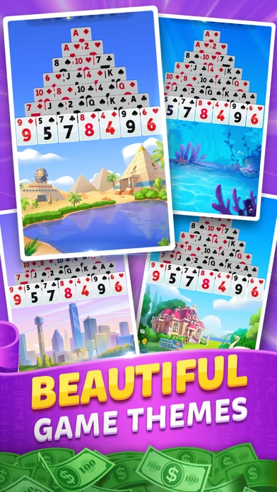 Pyramid Solitaire - Win Cash Screenshot