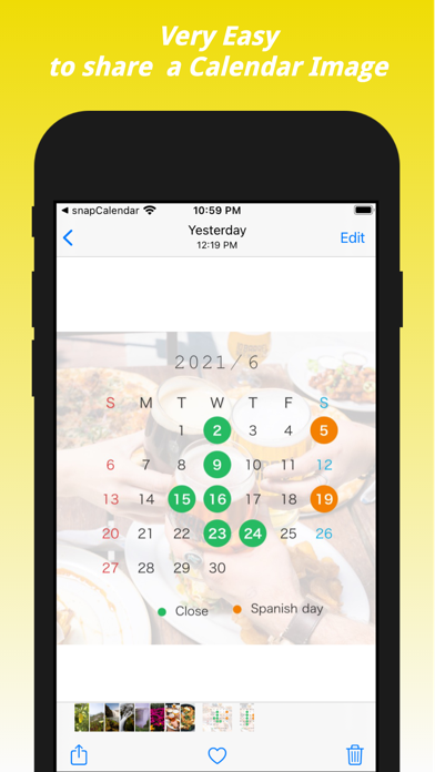 SnapCalendar- with your photos Screenshot