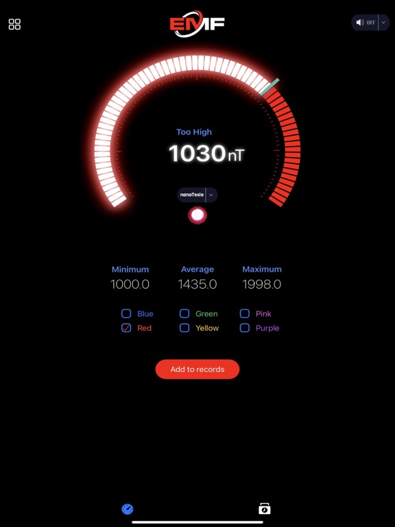 Screenshot #5 pour Emf Detector Radiation Reader