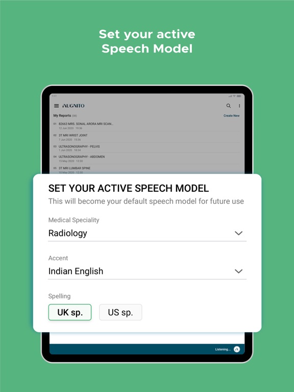 Screenshot #5 pour Augnito: Medical Dictation App