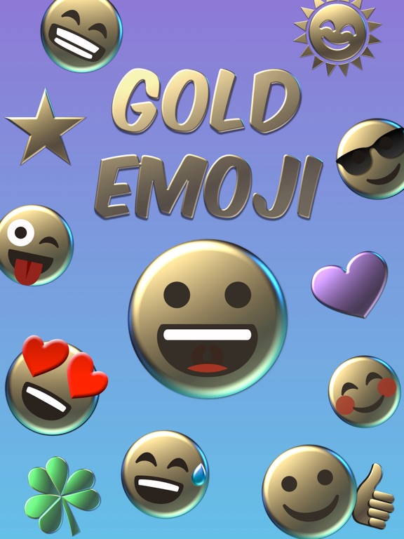 Screenshot #1 for GOLD Emoji • Stickers