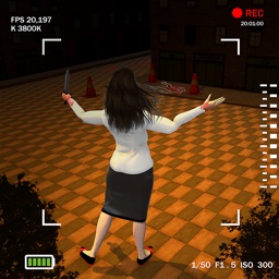 Dame dansante effrayante 3D