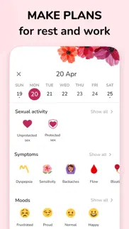 my calendar - period tracker iphone screenshot 3