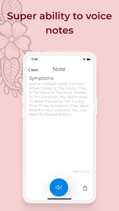 Period tracker : My Calendar Screenshot