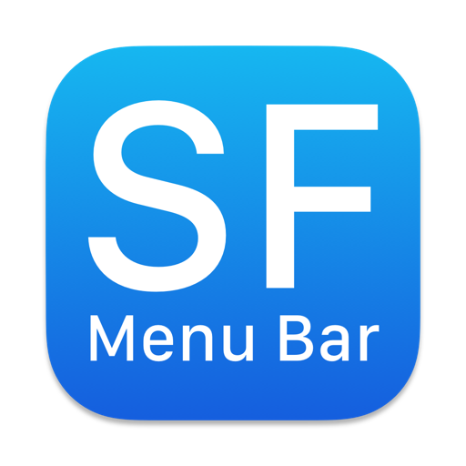 SF Menu Bar icon