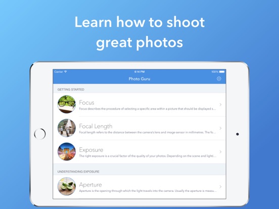 Screenshot #4 pour Photo Guru Tutorials