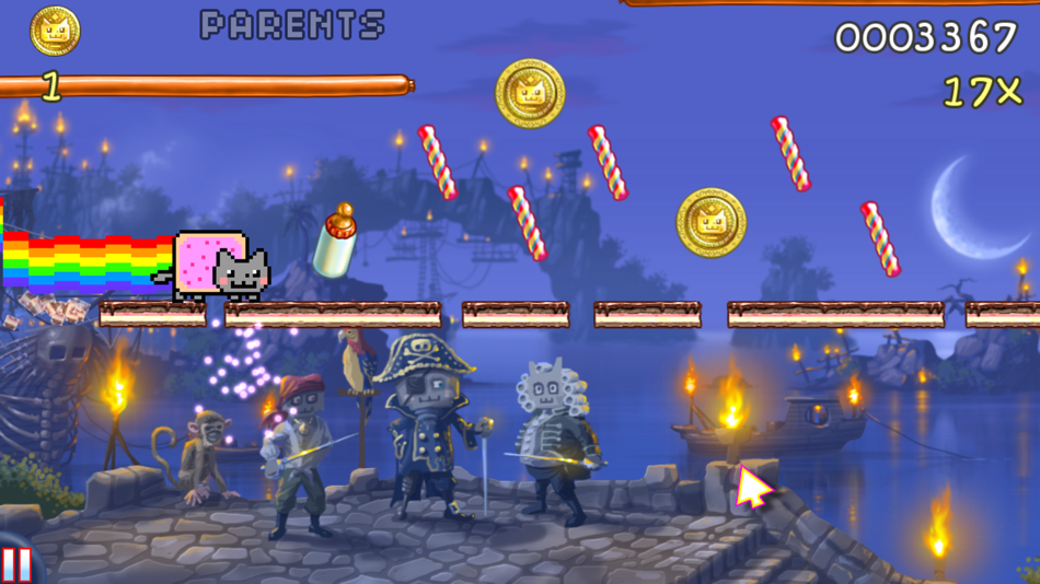 #2. Nyan Cat: Lost In Space (iOS) 由: Istom Games Kft.