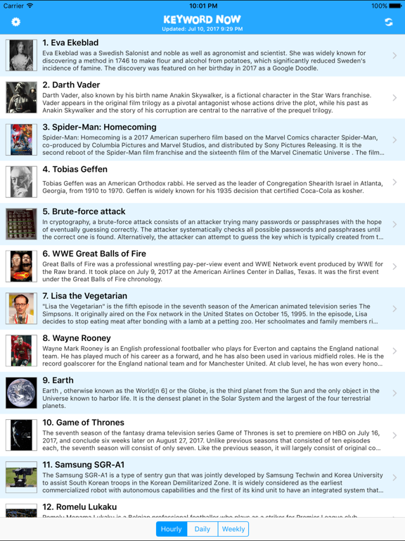 Screenshot #4 pour Keyword Now