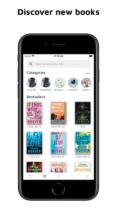 Bookshelf-Your virtual library Screenshot