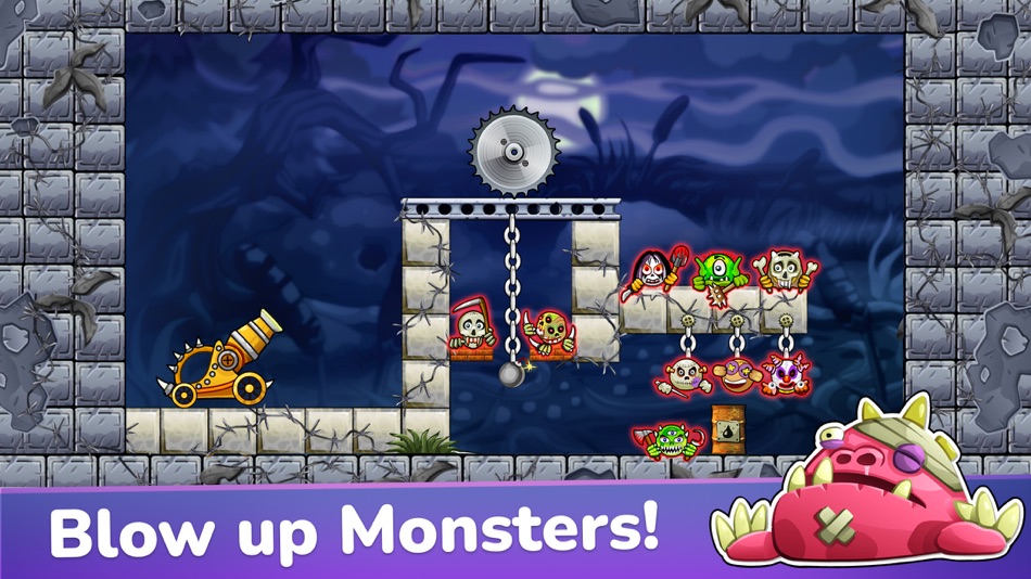 Crush the Monsters：Cannon Game - 1.4.75 - (iOS)