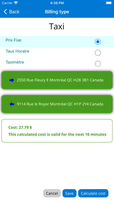 MonTaxi Screenshot