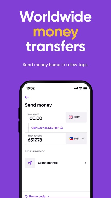 WorldRemit Money Transfer Screenshot