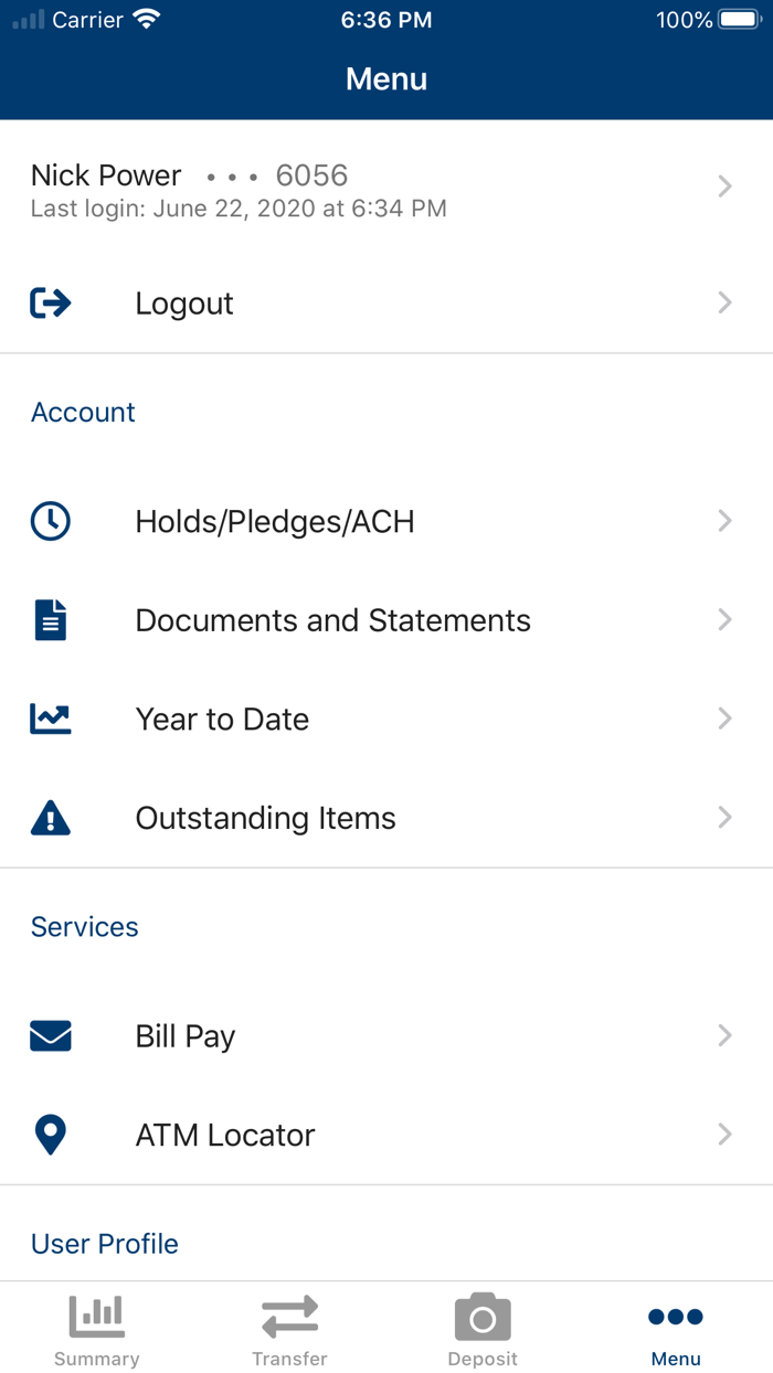 Credit Union of Vermont App