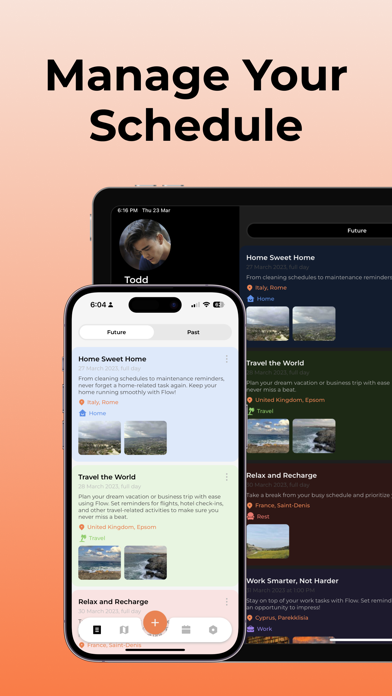 Flow: Trip & Travel Tracker Screenshot