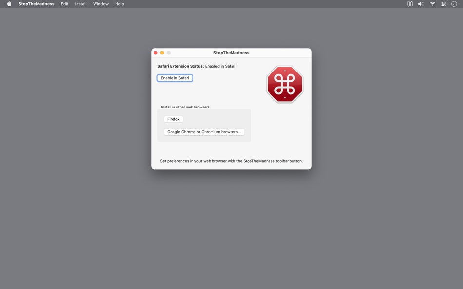 #9. StopTheMadness (macOS) Podle: Jeff Johnson