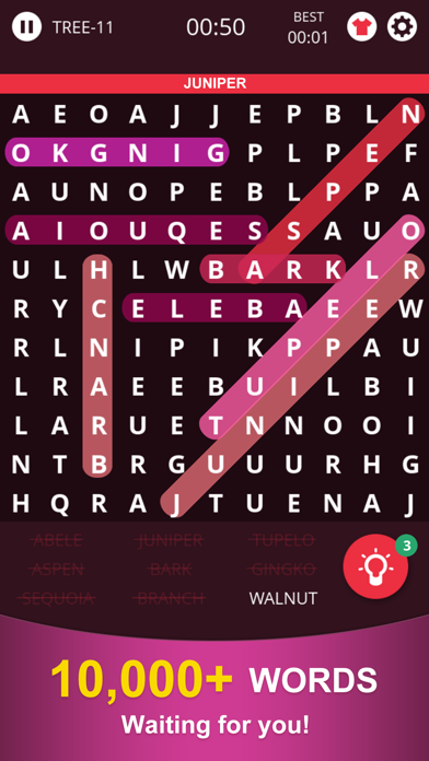 Word Search:Brain Puzzle Game Screenshot