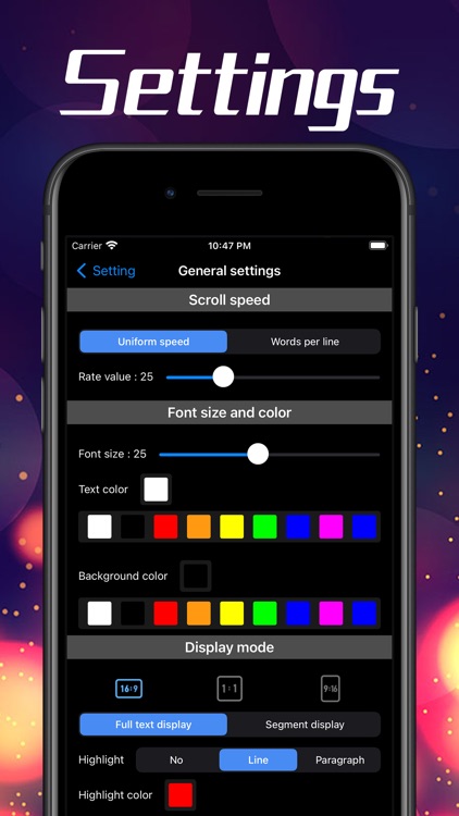 Teleprompter - Floating window