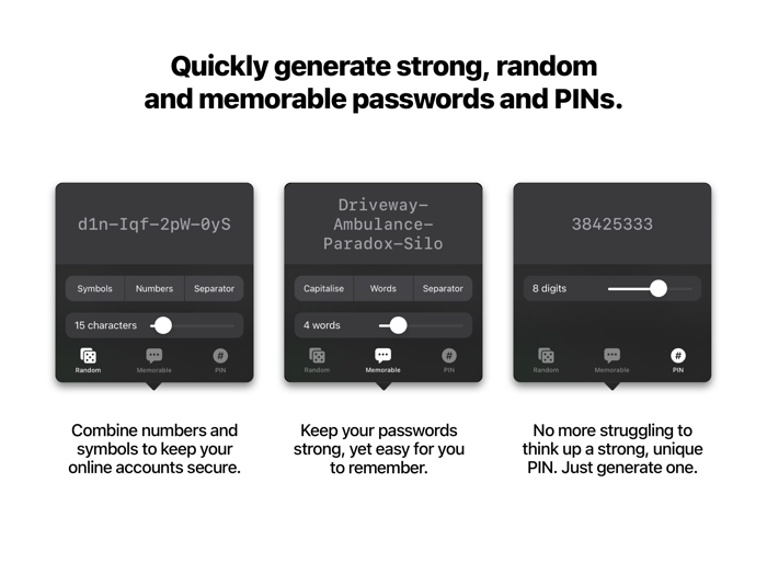 Passcodes Password Manager