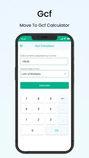 lcm and gcf calculator iphone screenshot 3