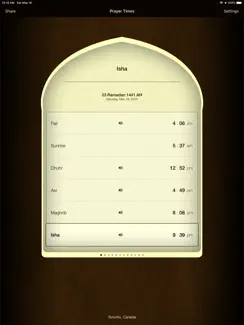 Prayer Times - Azan Alarm iPad image 1