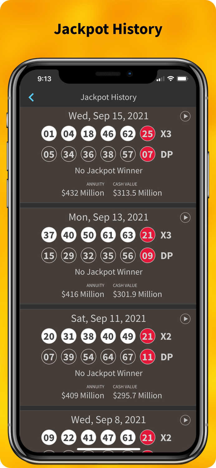Powermega Lottery App