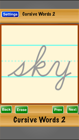 Cursive Words 2 screenshot