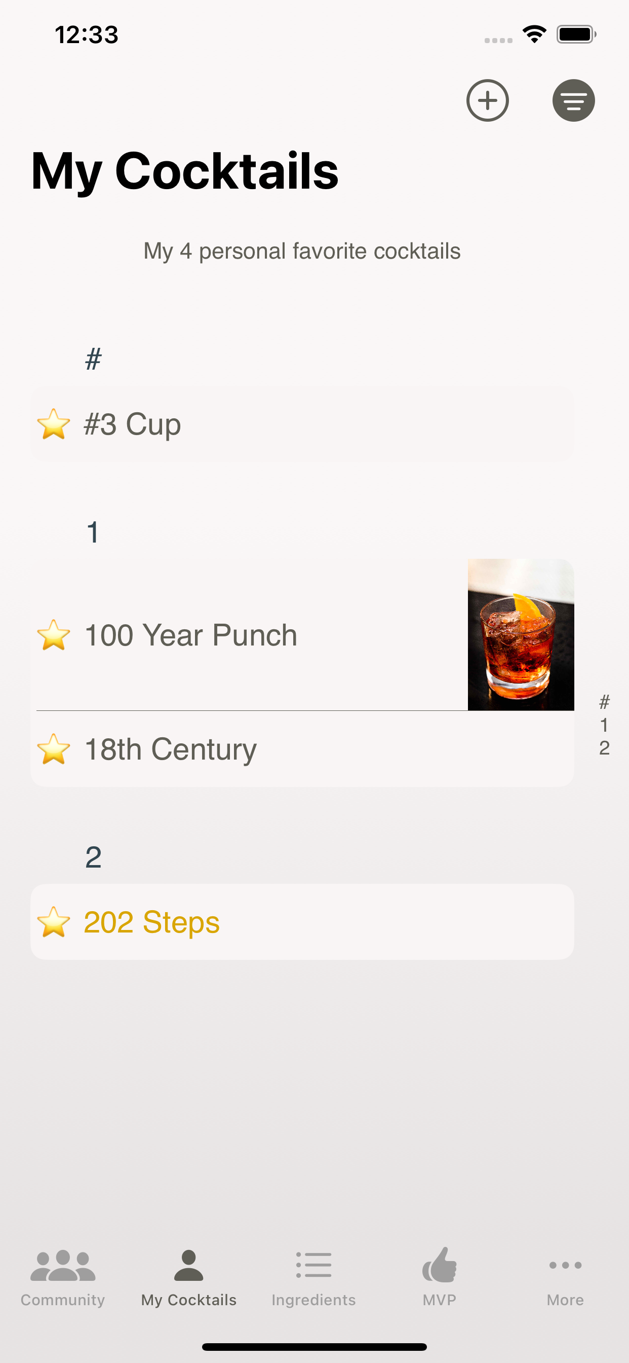 Craft, The Cocktail App