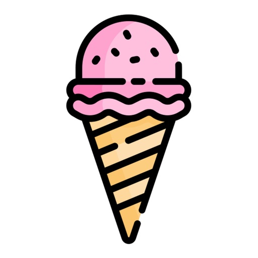 Ice Cream Cone Stickers